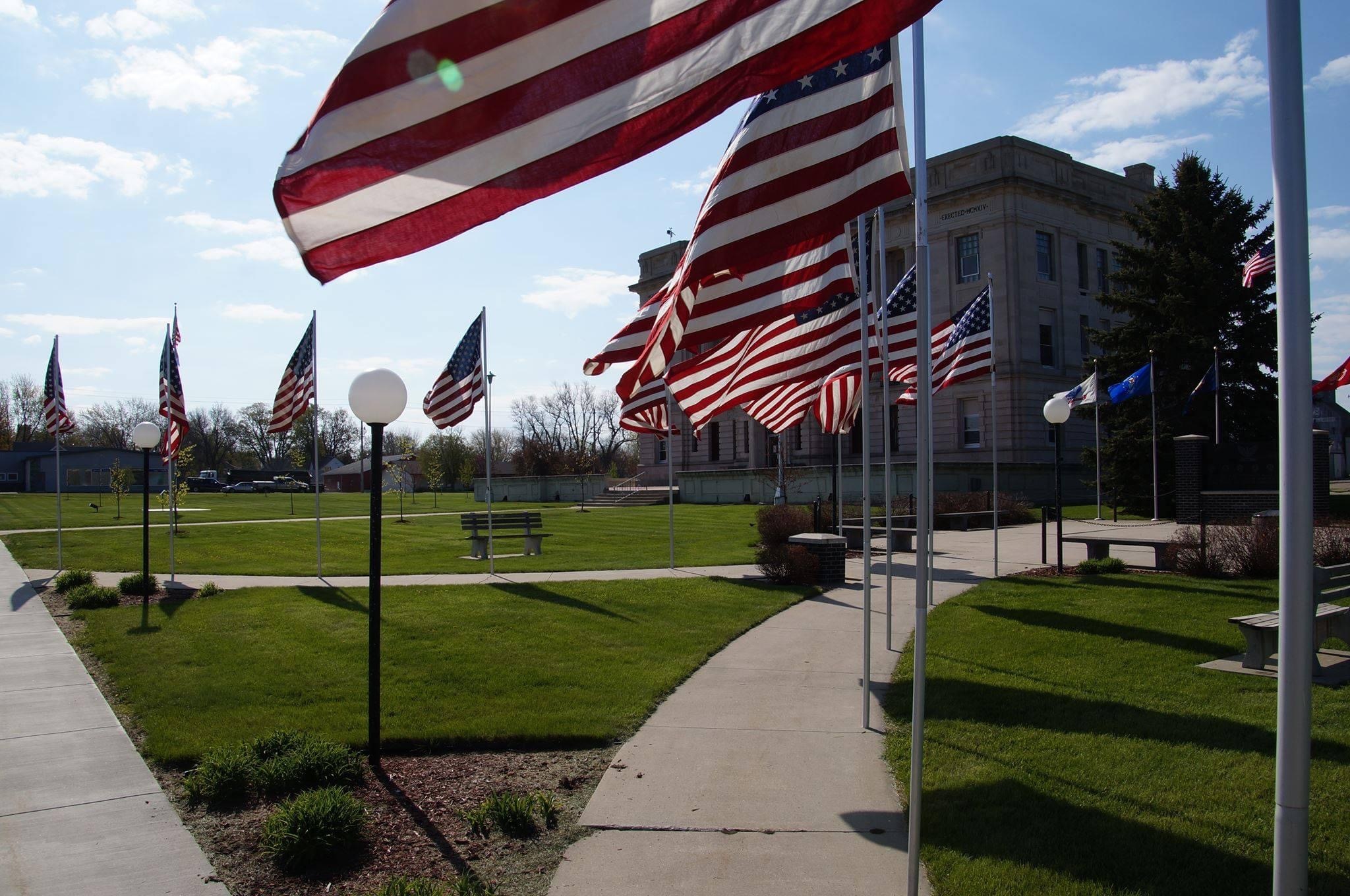 Courthouse Flags